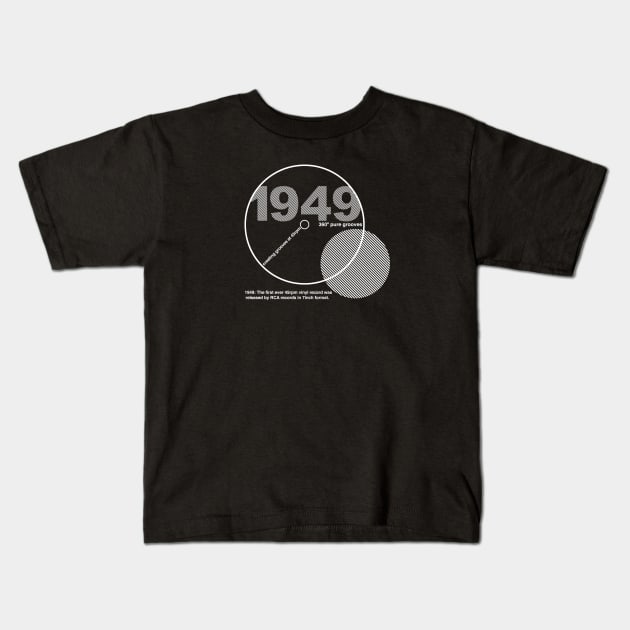 1949 Kids T-Shirt by modernistdesign